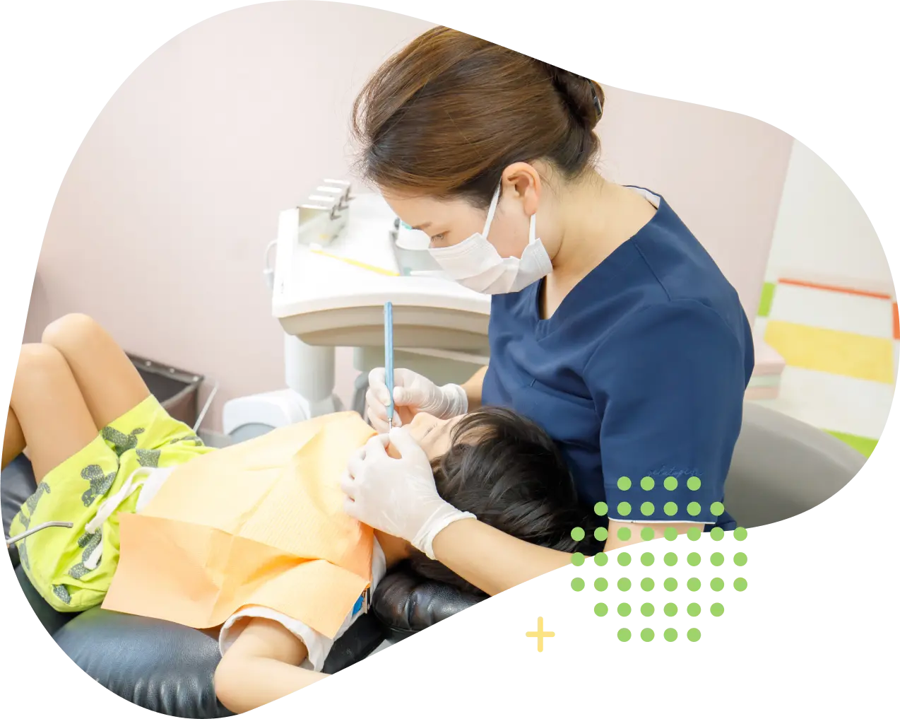 口腔ケア&定期検診を大切にしています